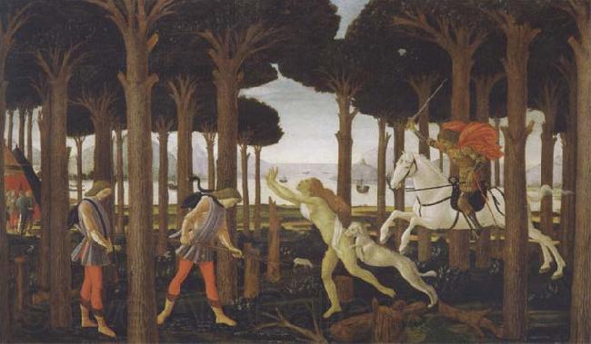 Sandro Botticelli Novella di Nastagio degli Onesti